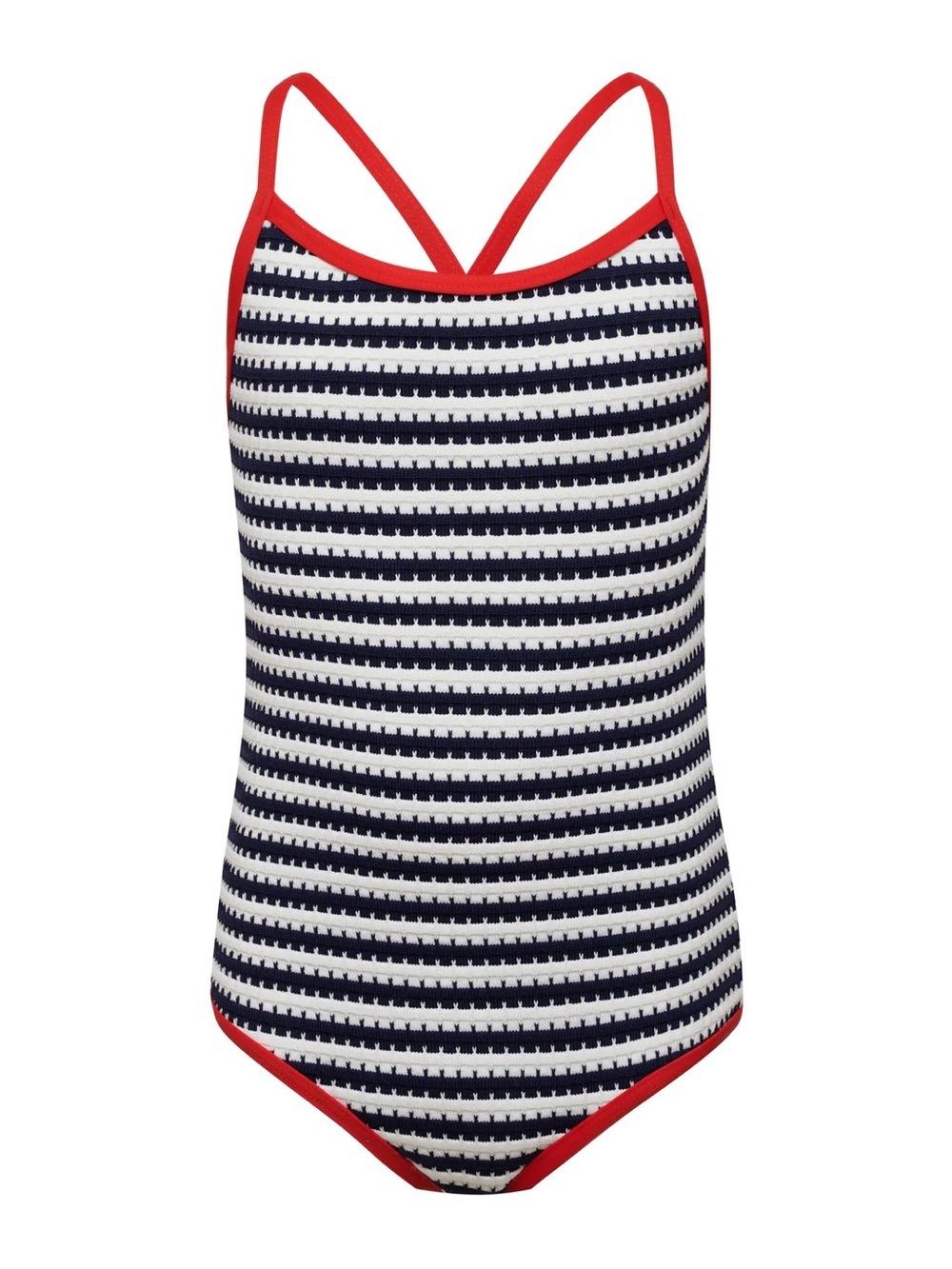 Beach Riot One Piece Red White & Blue Color Block Size 2 NWT BABY/ Kids